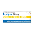 LEXAPRO 10 MG X 28 TABLETAS - VENTA CON FORMULA MEDICA