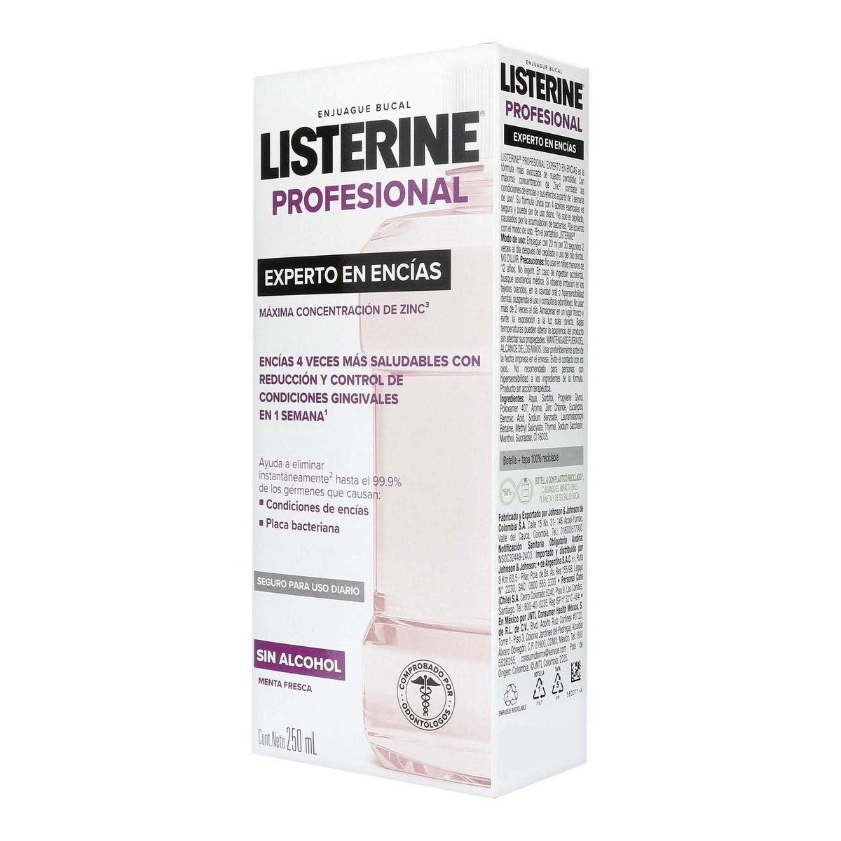 Listerine Profesio.Experto Encias 250Ml - Droguería La Bastilla Medellín