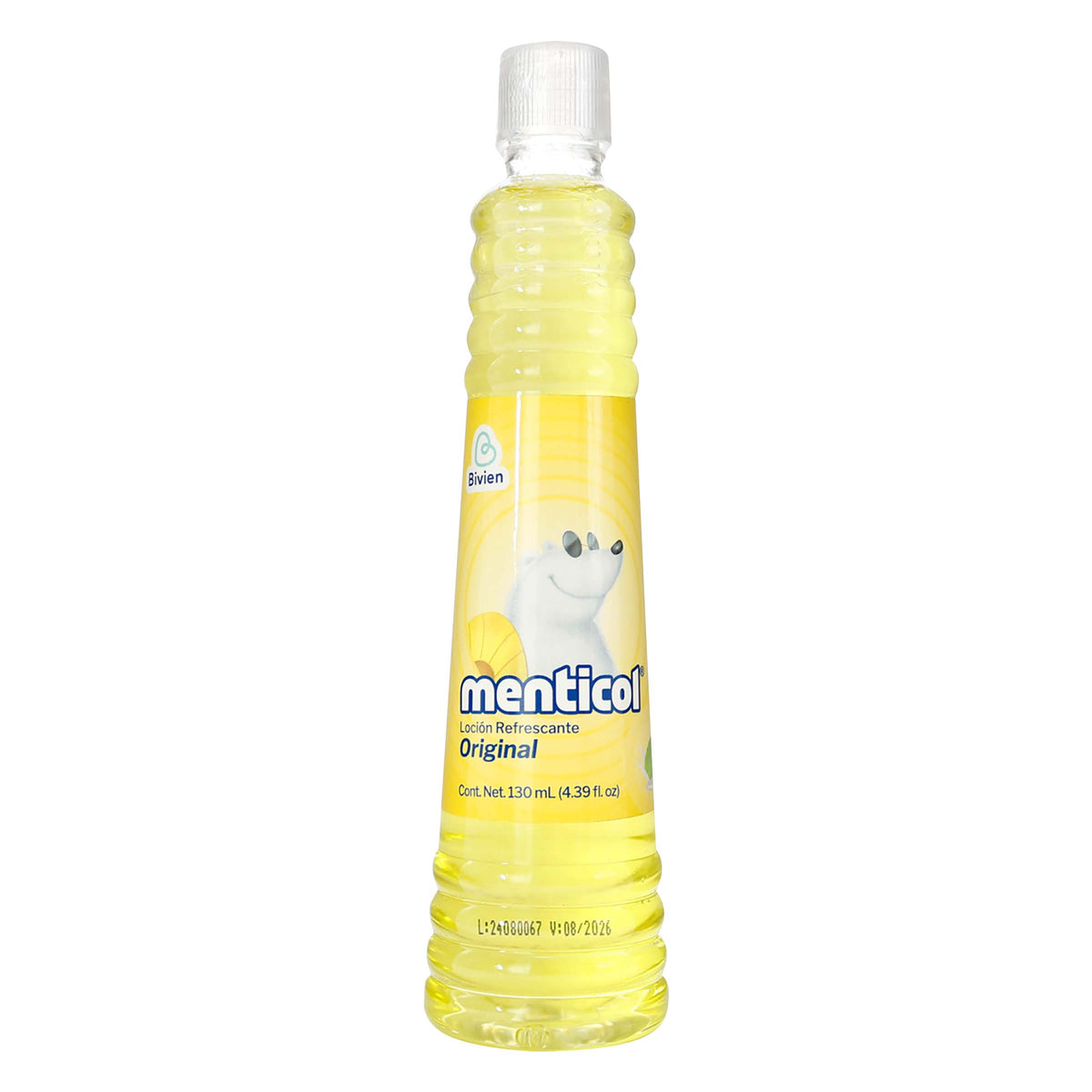 LOC.REFRESC.MENTICOL ORIG.AMARILLO 130ML - REG. INVIMA NSOC23704-23CO