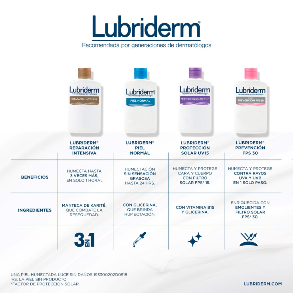 Lubriderm protección UV15 120 ml