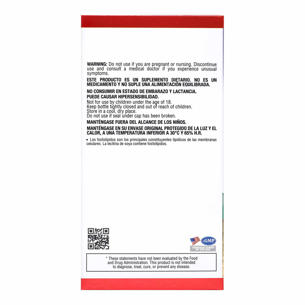 Mega Lecithin 1200 mg 100 Softgels