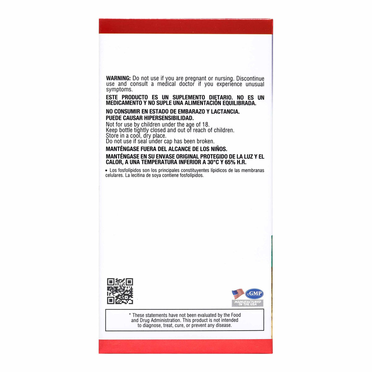 Mega Lecithin 1200 mg 100 Softgels