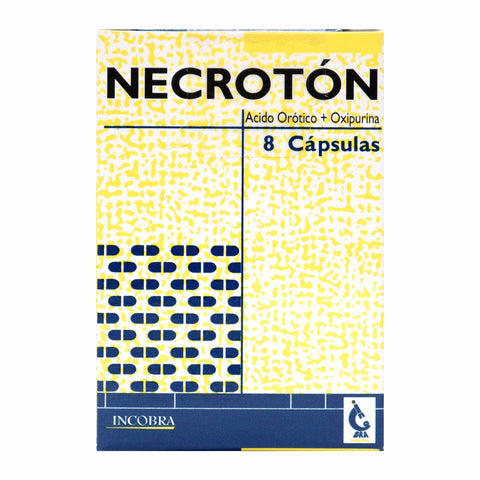 NECROTON 8 CAPSULAS - VENTA CON FORMULA MEDICA - REG. INVIMA 2016M-0011148-R1