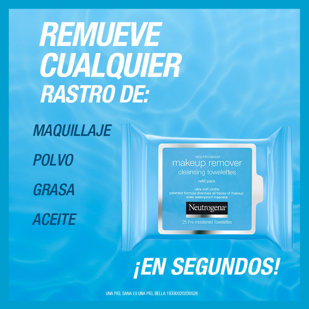Neutrogena Toallitas Desmaquillantes X 25 Uds - Droguería La Bastilla Medellín