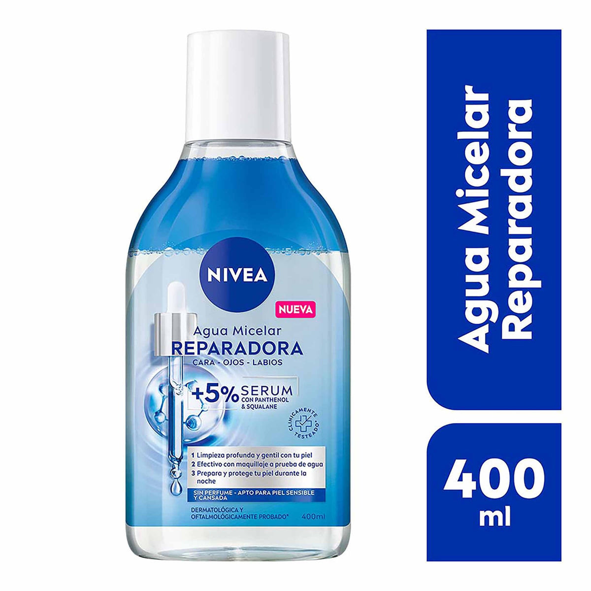 Nivea Agua Micelar Reparadora 400 ml - Droguería La Bastilla Medellín