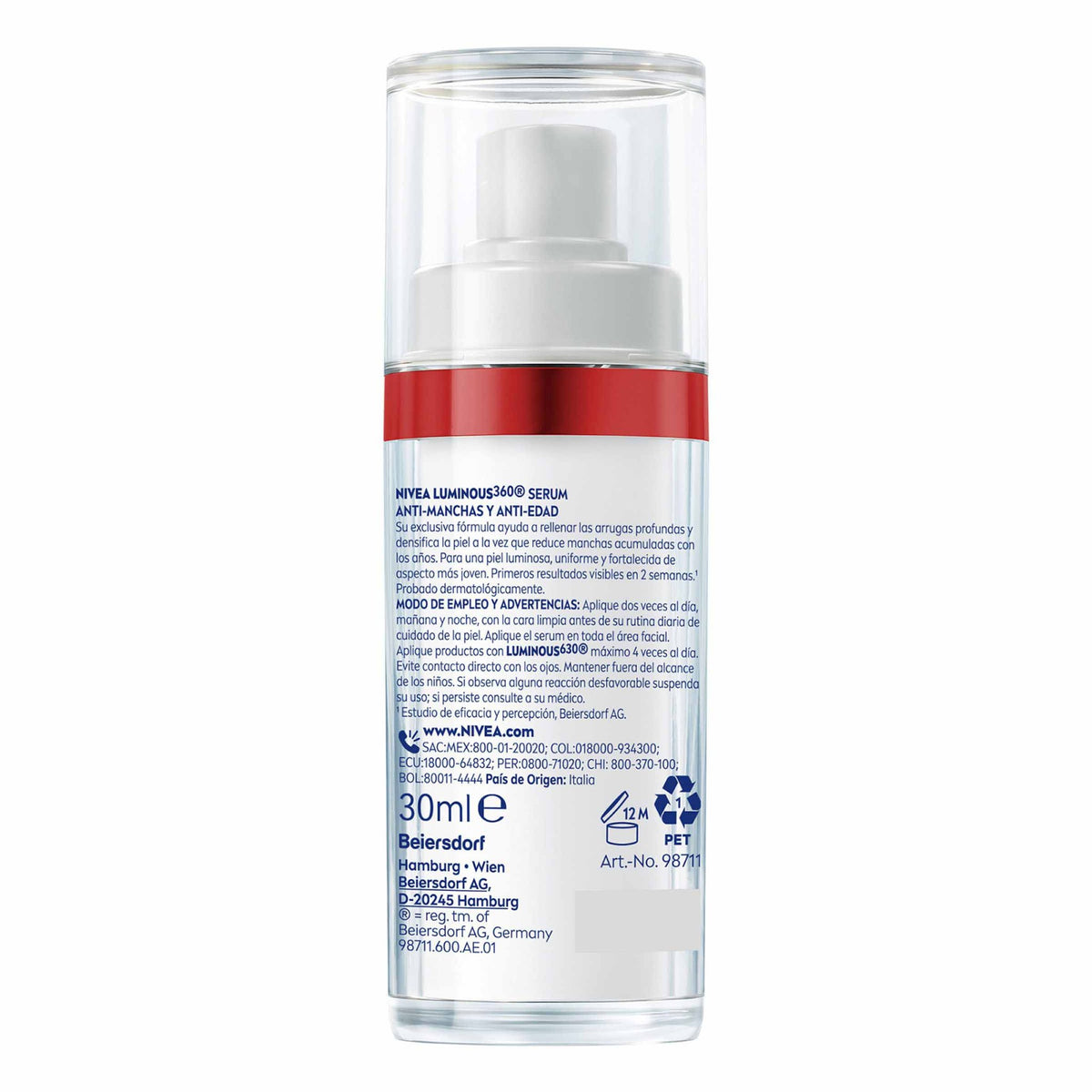 Nivea Luminous Serum Antiedad 30 Ml - Droguería La Bastilla Medellín