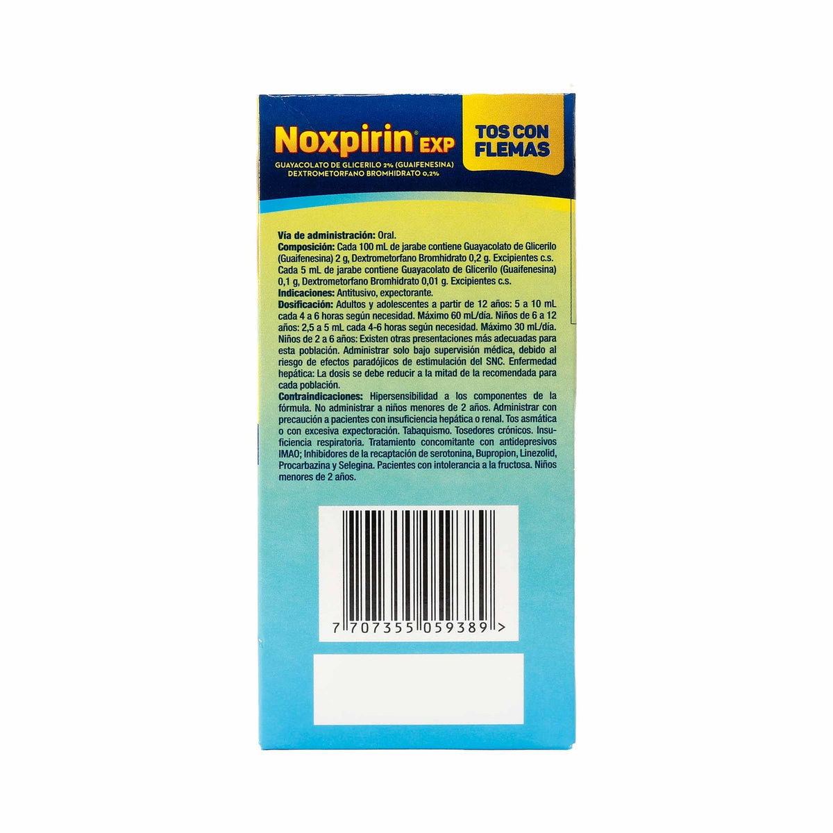 Noxpirin Expect. Jbe 120 Ml - Droguería La Bastilla Medellín