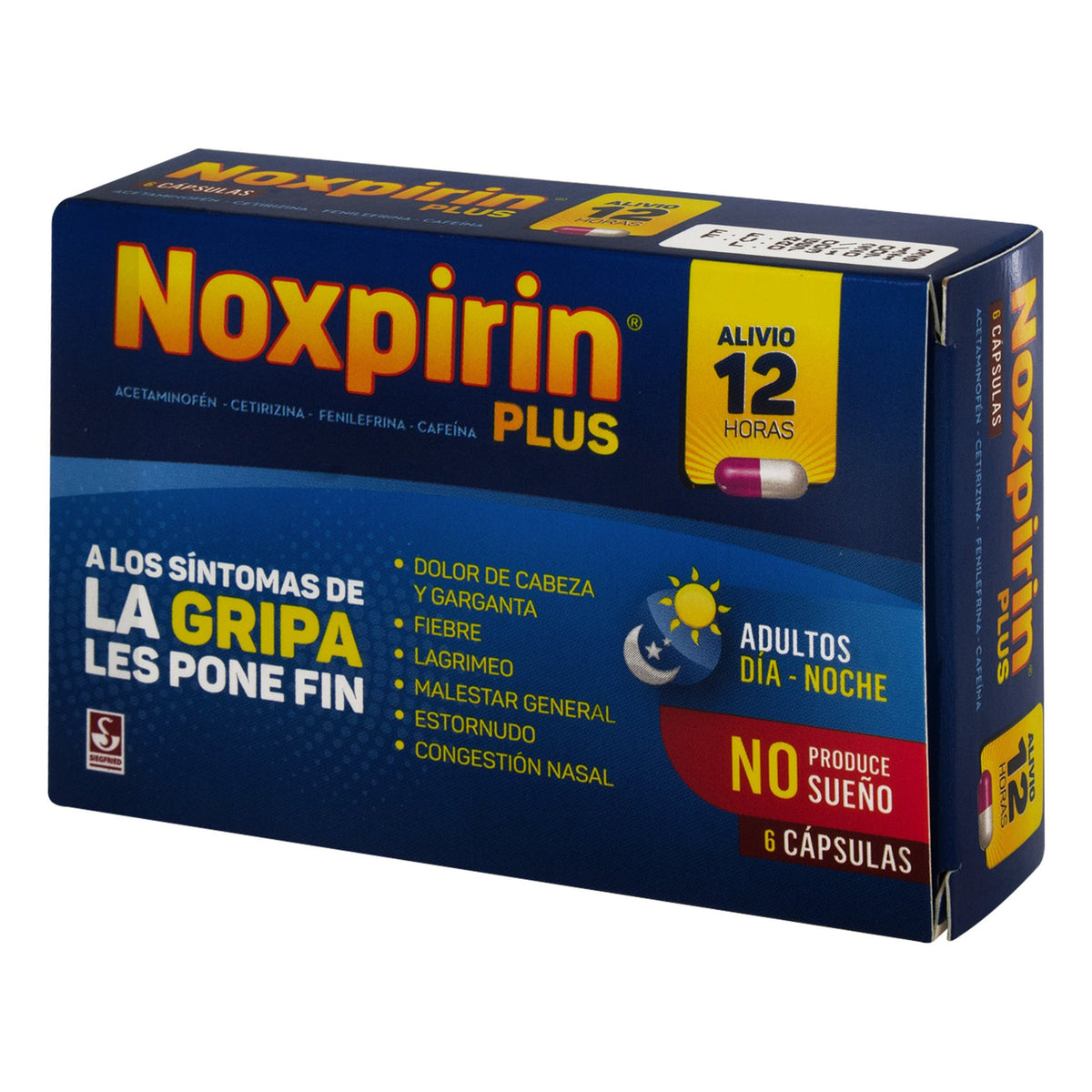 Noxpirin Plus X 6 Cápsulas - Droguería La Bastilla Medellín