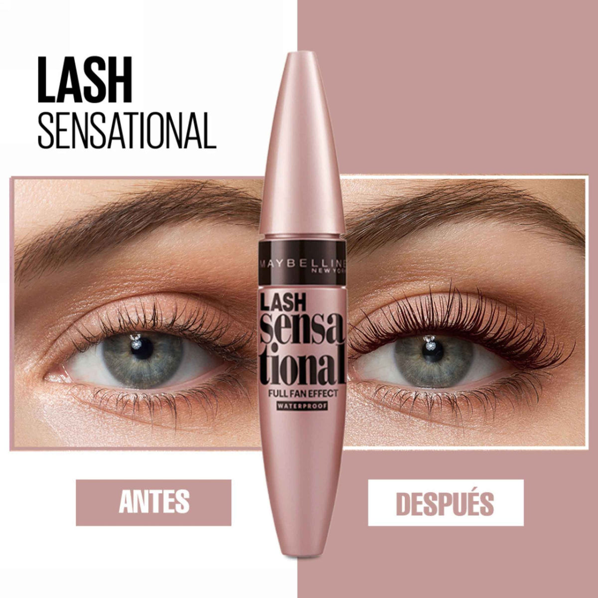Pestanina Maybelline Lash Sensa.Neg.Agua