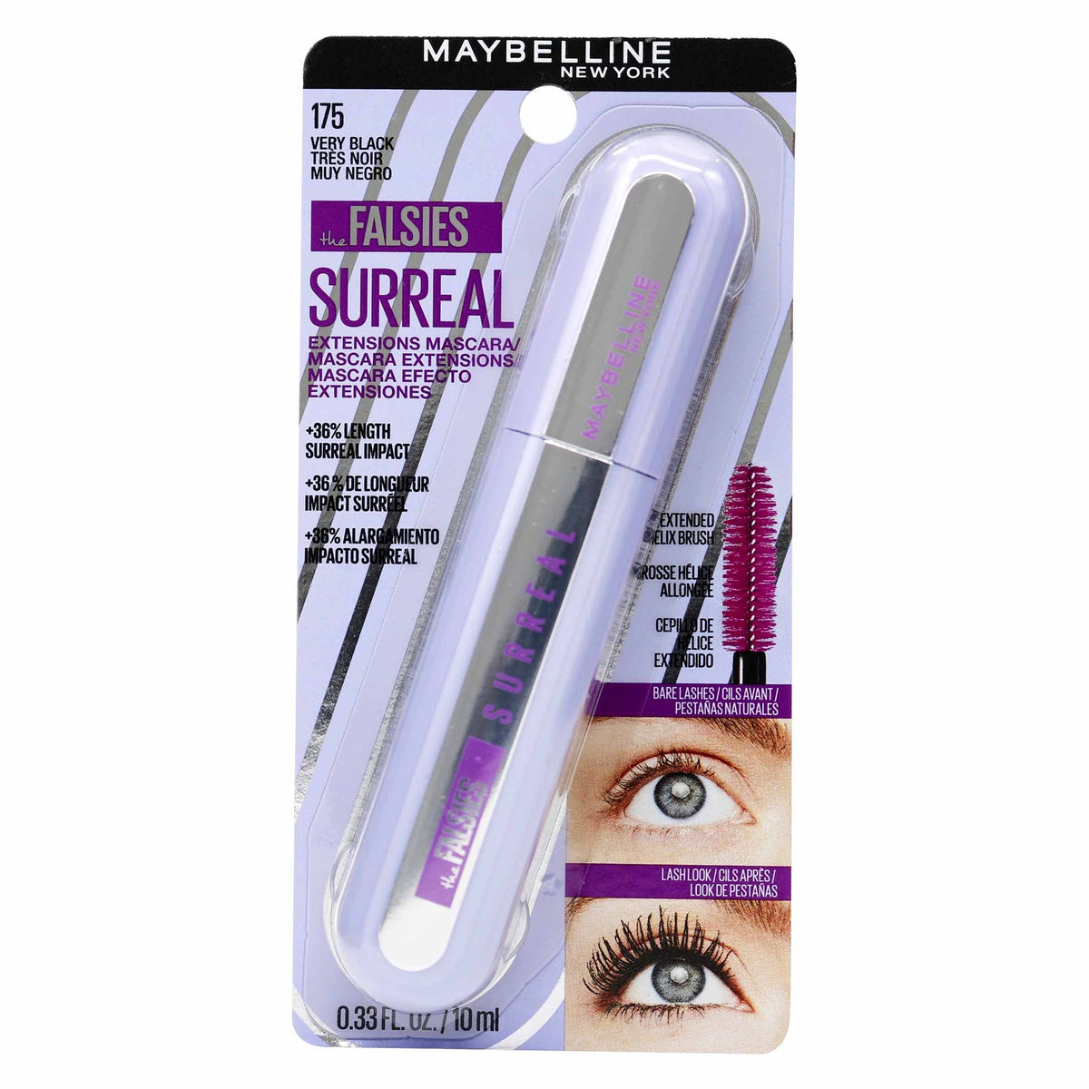 Pestanina Maybelline Surreal Negra Lavab