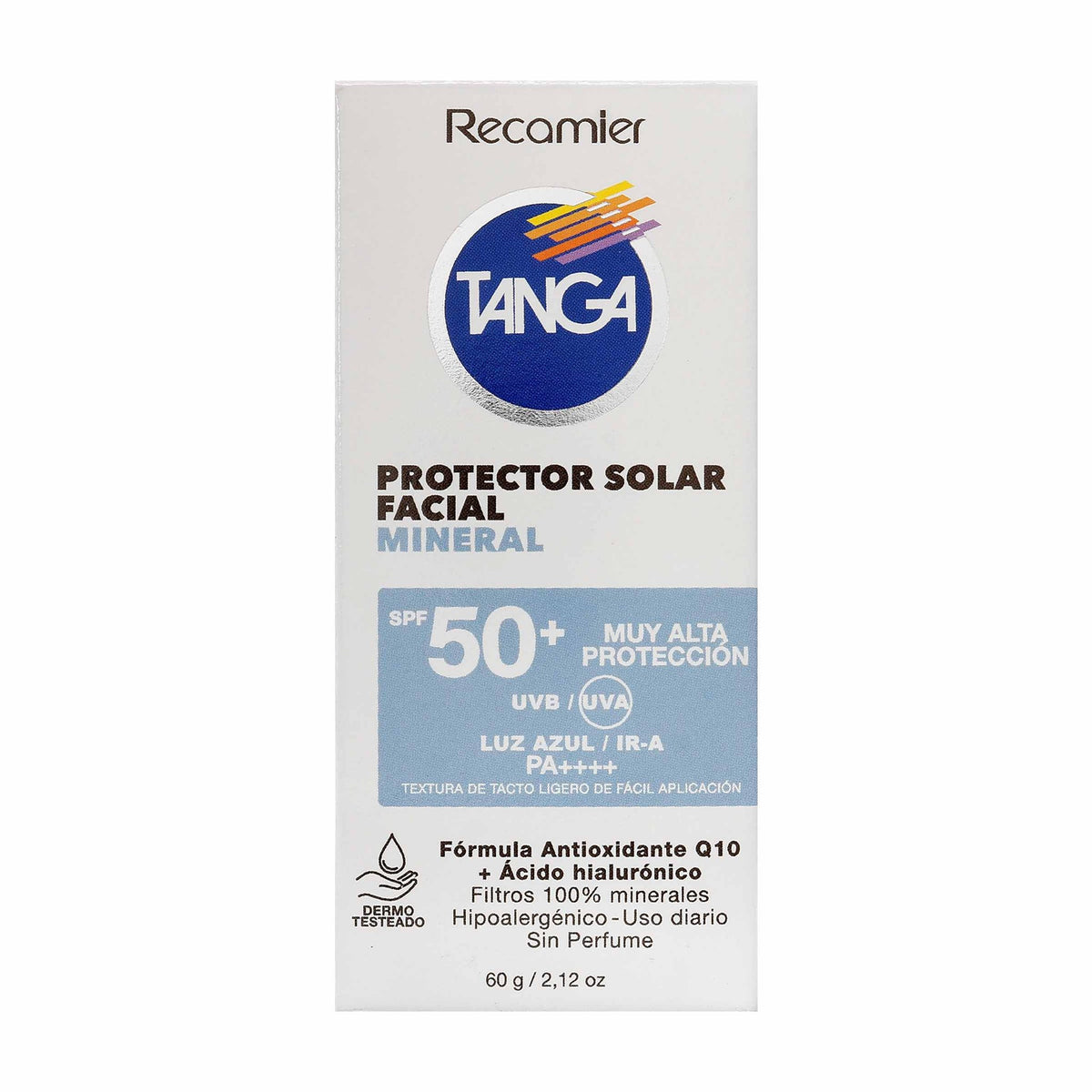 Prot Facial Mineral Tanga Spf50+ 60Grs - Droguería La Bastilla Medellín