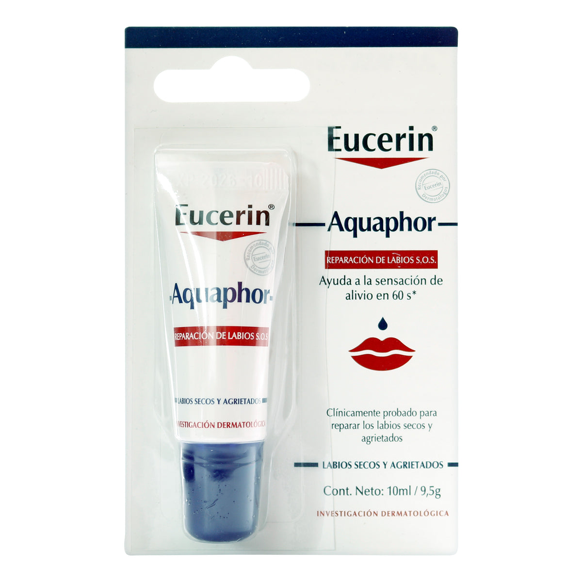EUCERIN AQUAPHOR REP.DE LABIOS 10 ML - REG. INVIMA NSOC01193-20CO