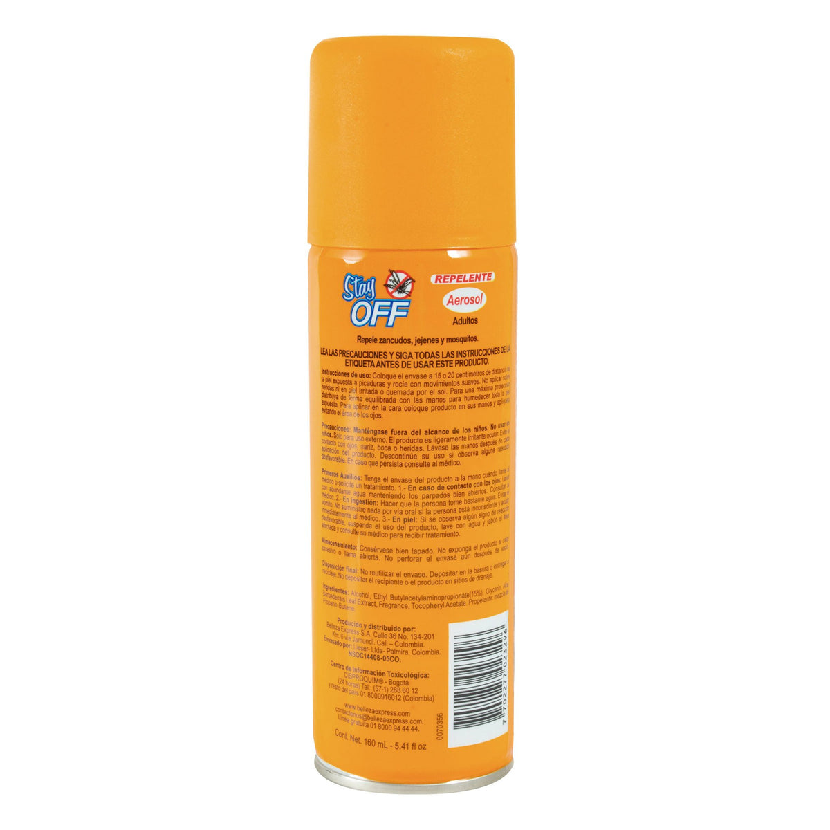 Repelente Stay Off Aero.Adultos 160 Ml