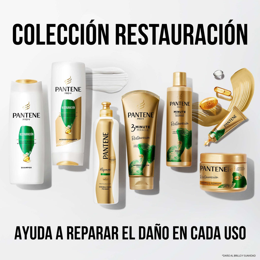 Shampoo Pantene Restauración 400 ml + acondicionador 170 ml