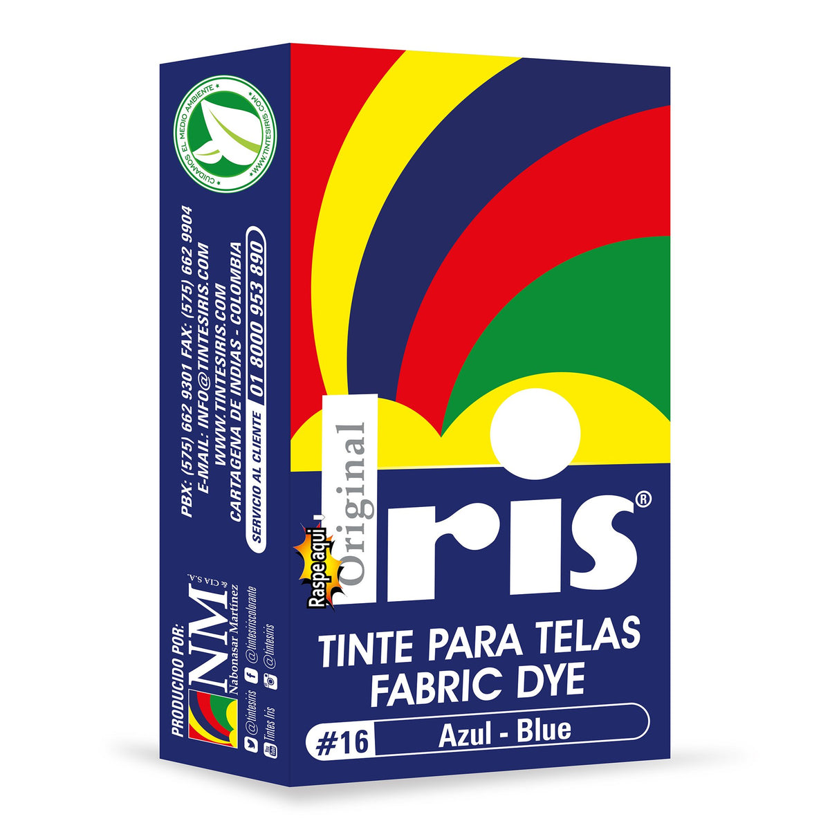 Tinte Iris 16 Azul 9 Gr - Droguería La Bastilla Medellín