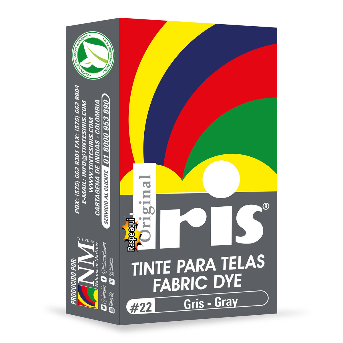 Tinte Iris 22 Gris 9 Gr - Droguería La Bastilla Medellín