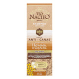 Shampoo Tío Nacho anticanas reverso