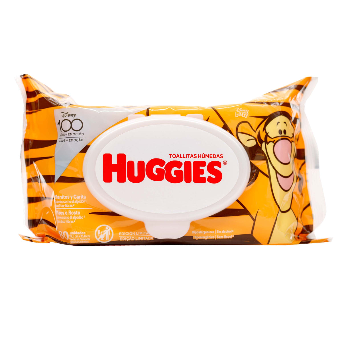 TOA HUM HUGGIES MANITAS Y CARITAS  80 UN - REG. INVIMA NSOC03139-20CO