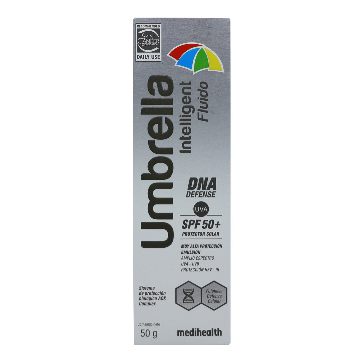 Umbrella Inteli Fluido Fps50 X 50Gr - Droguería La Bastilla Medellín