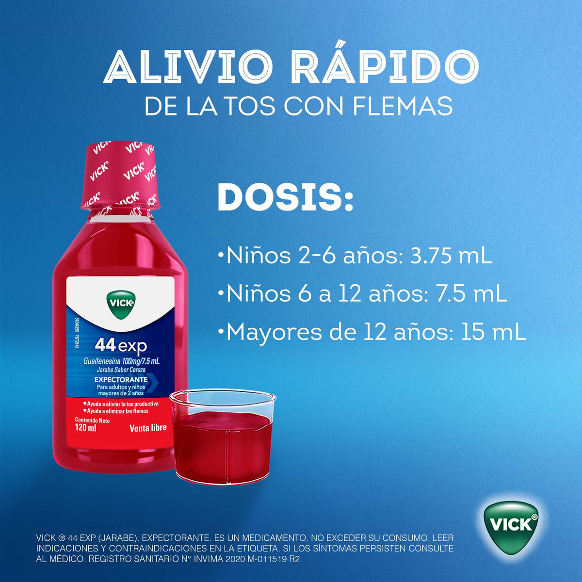 Vick 44 Exp Ninos Adultos Jbe 120 Ml