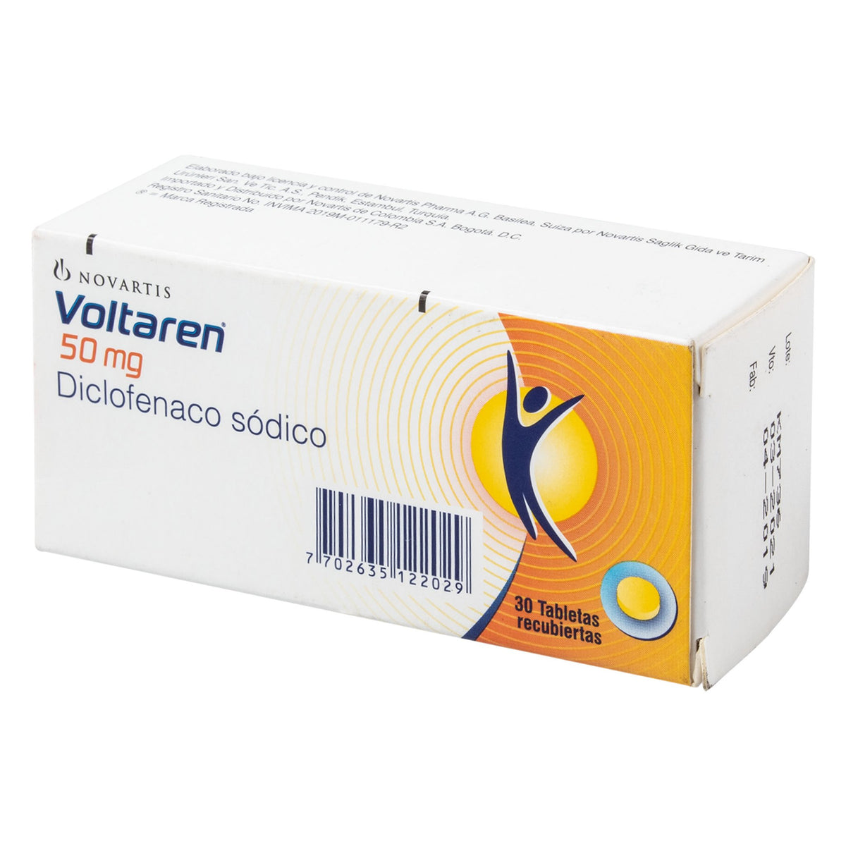 Voltaren 50 Mg 3 Blister X 10 Grageas - Droguería La Bastilla Medellín