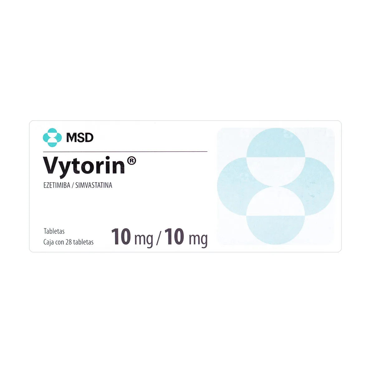 VYTORIN 10/10 MG 28 TBS - REG. INVIMA 2021M-0004163-R2
