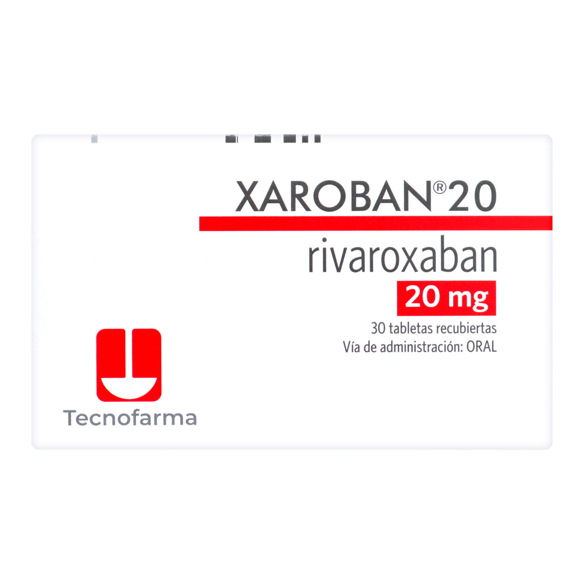 XAROBAN 20 MG 30 TABS - REG. INVIMA 2022M-0020790