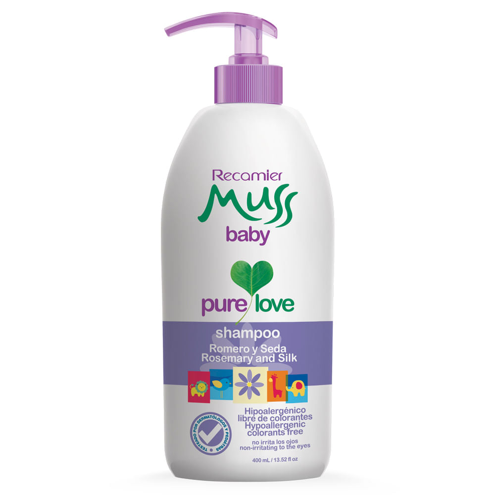 CHA.MUSS BABY ROMERO Y SEDA 400 ML - REG. INVIMA NSOC07384-21CO