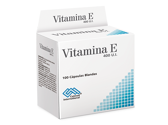 VITAMINA E 400 U I 100 CAPSULAS COLMED - VENTA CON FORMULA MEDICA - REG. INVIMA 2016M-0011985-R1