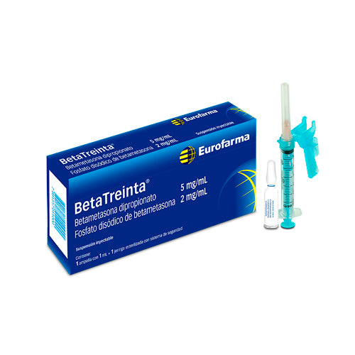BETATREINTA 5MG+2MG/ML AMP INY X 1ML - REG. INVIMA 2020M-0019954
