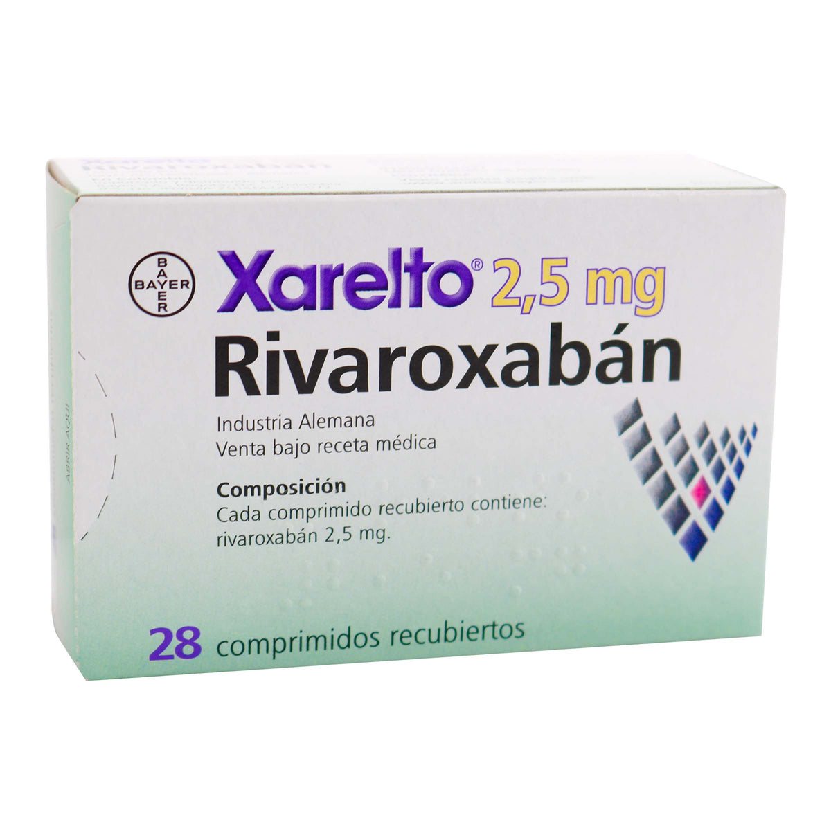XARELTO 2.5MG 28 COMP.REC. - REG. INVIMA 2023M-0015572-R1