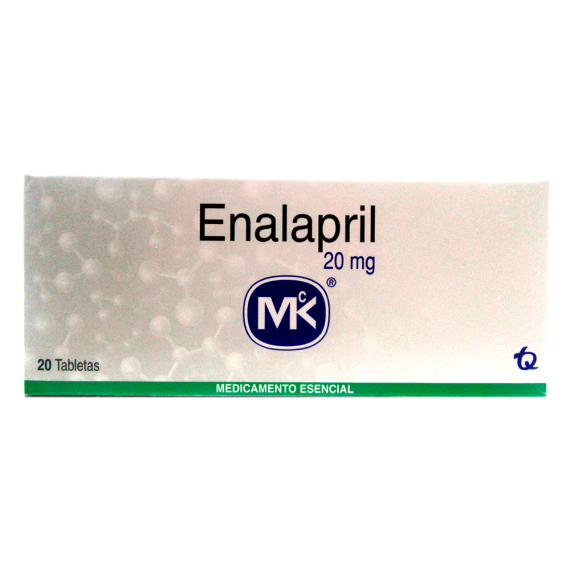 ENALAPRIL 20 MG 30 TBS MK - VENTA CON FORMULA MEDICA - REG. INVIMA 2019M-011587-R3