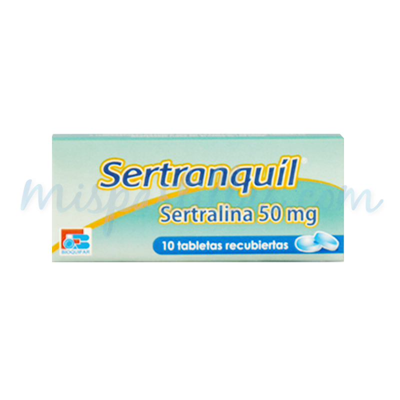 SERTRANQUIL 50 MG 10 TAB BQ/SERTRALINA/S