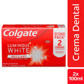 2 CRE.DEN.COLGATE LUMIN.WHITE 75 ECO.PAC