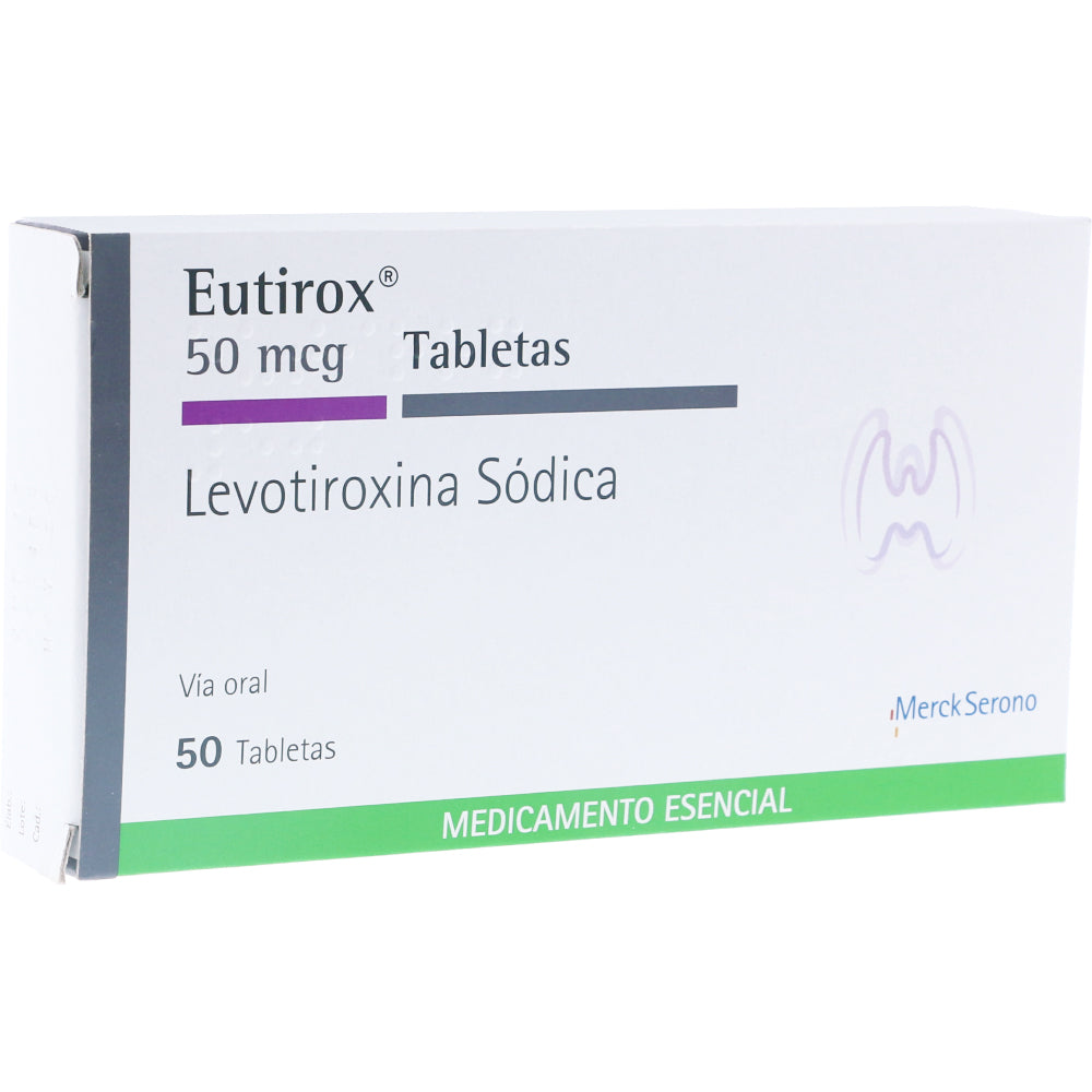 EUTIROX 50 MCG 50 TBS - VENTA CON FORMULA MEDICA - REG. INVIMA 2019M-0007131-R1