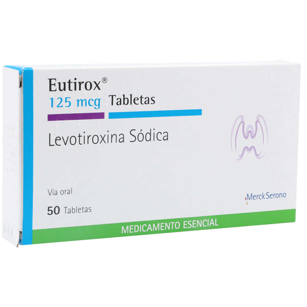 EUTIROX 125 MCG 50 TBS - VENTA CON FORMULA MEDICA - REG. INVIMA 2019M-006609-R2