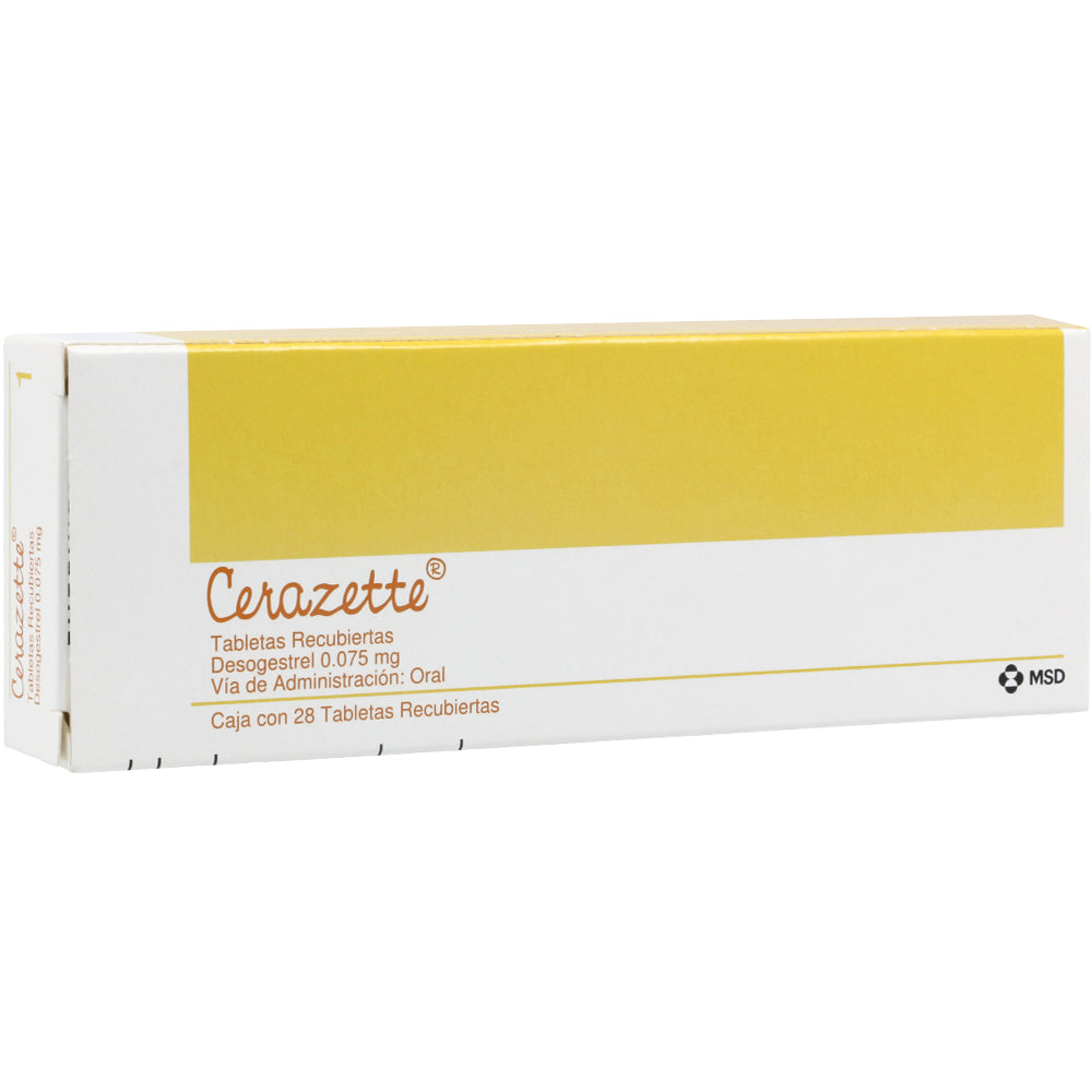 CERAZETTE 28 COMPR.(P)11018(SC) - VENTA CON FORMULA MEDICA - REG. INVIMA 2017M-02414658