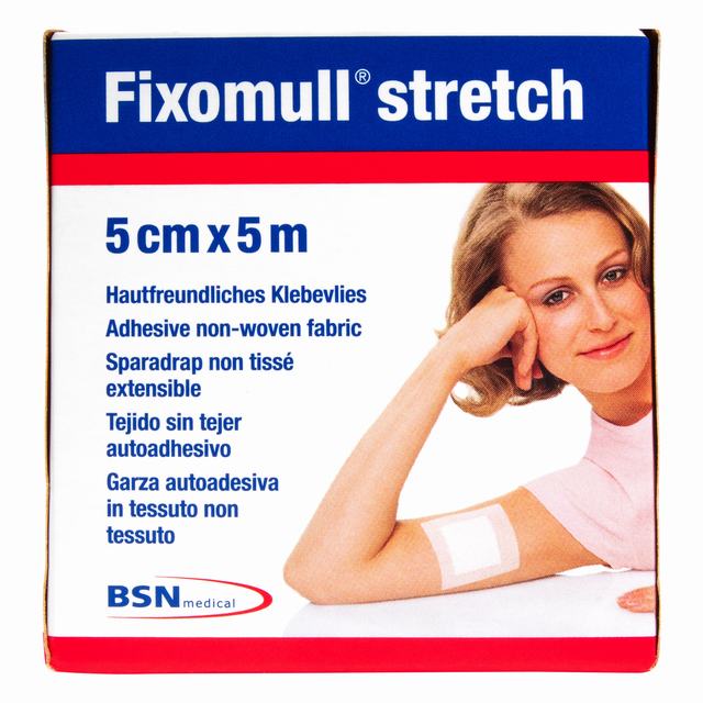 FIXOMULL STRETCH 5 CM 5 MTS - REG. INVIMA 2016DM-0000273-R1