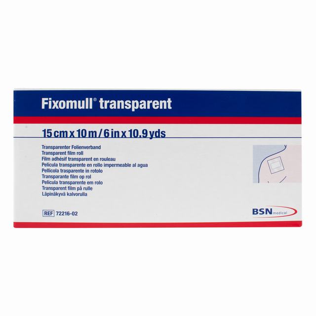 FIXOMULL TRANSPARENTE 15 CM 10 MTS