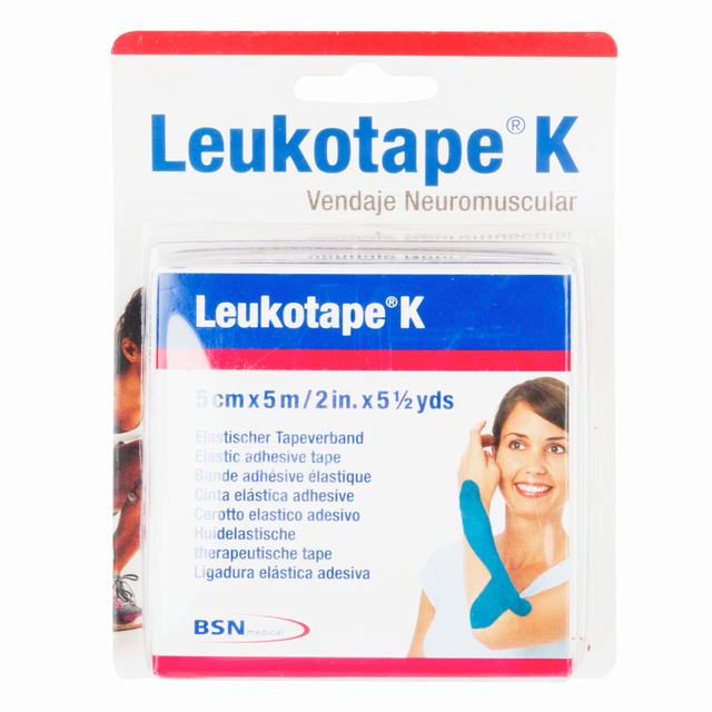 LEUKOTAPE K 5CM X 5M AZUL - REG. INVIMA 2015DM-0012639
