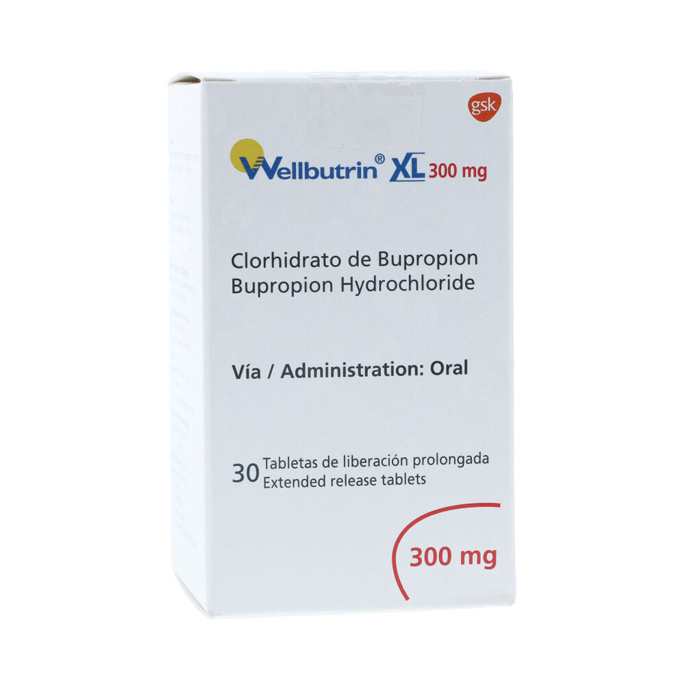 WELLBUTRIN XL300M 30 - VENTA CON FORMULA MEDICA
