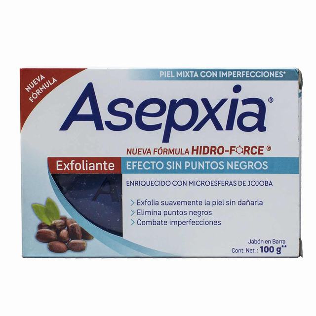 JABON ASEPXIA EXFOLIANTE 100 GR - REG. INVIMA NSOC75167-16CO