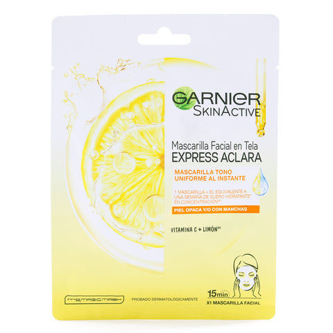 GARNIER MASCARILLA EXPRESS ACLARA 28 GR - REG. INVIMA NSOC98926-20CO