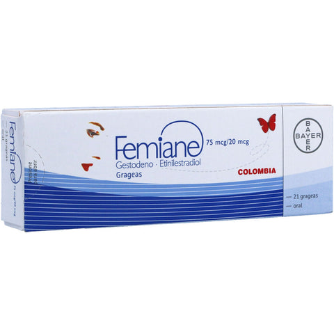 FEMIANE 21 GRAGEAS(M)10443/GESTODENO-ETI - REG. INVIMA 2018M-006011-R2