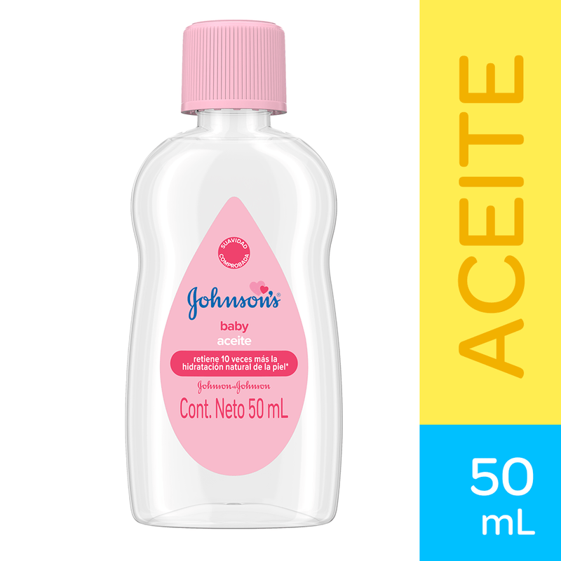ACEITE JOHNSON & JOHNSON BABY ORIGINAL X 50 ML - REG. INVIMA NSOC02429-93CO