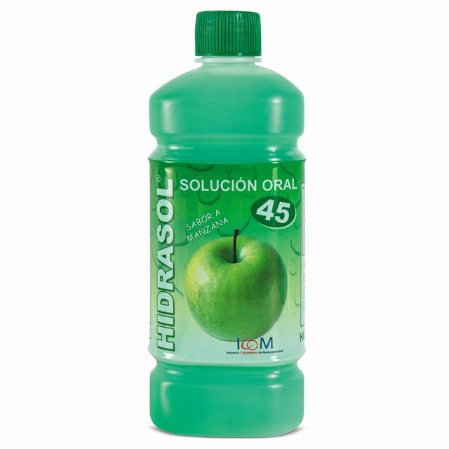 SUERO ORAL HIDRASOL 45 MANZANA X 500 ML