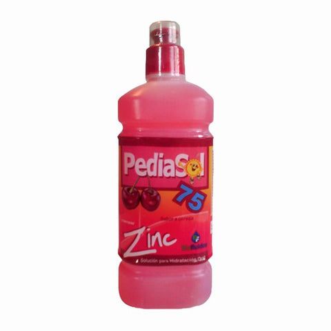 PEDIASOL ZINC 75 CEREZA 500 ML - REG. INVIMA 2021M-0015750-R1