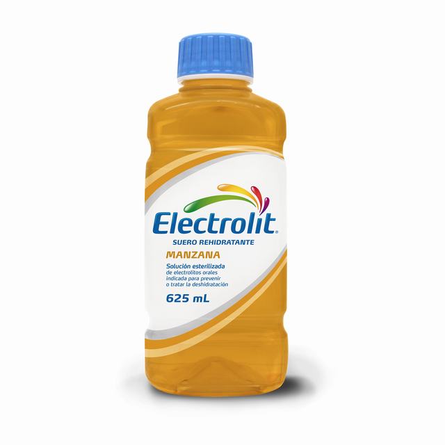 ELECTROLIT HIDRATANTE MANZANA 625 ML - VENTA CON FORMULA MEDICA - REG. INVIMA 2017M-012985-R5