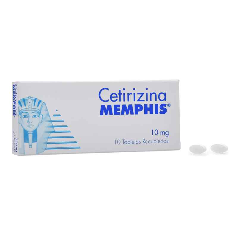 CETIRIZINA 10 MG 10 TBS RECUBIERTAS MP