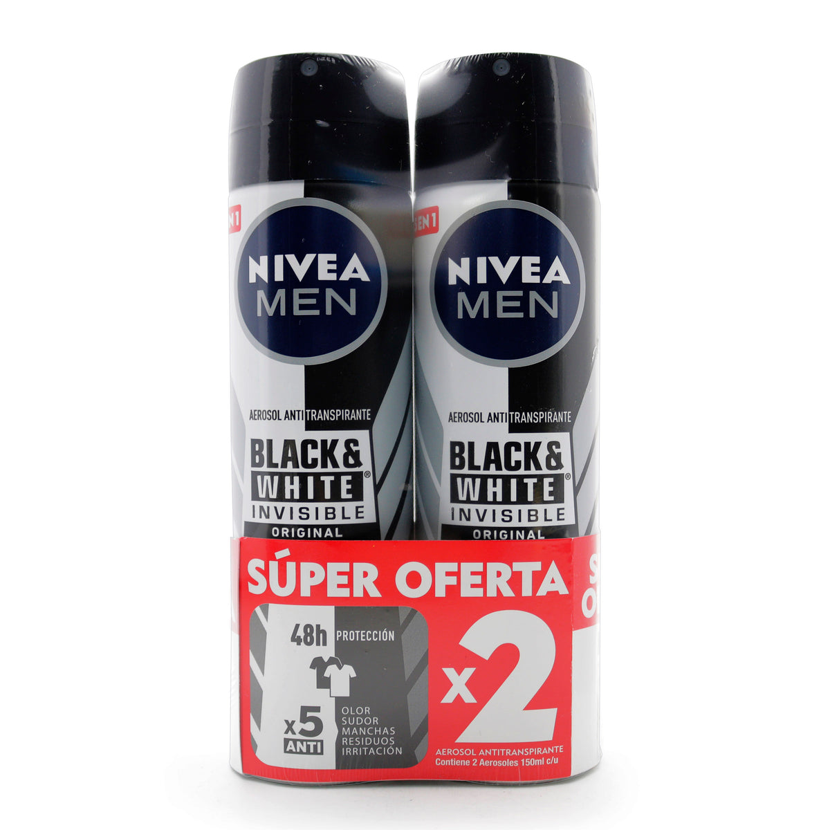 2 DTE NIVEA MEN DEEP SPRAY 150ML S.D